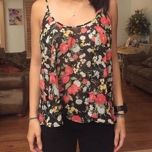 Floral Chiffon Top Floral Chiffon Top