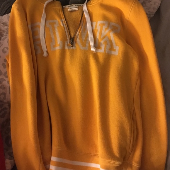 Yellow PINK sweatshirt