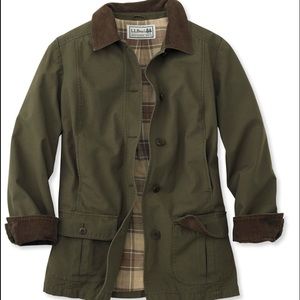 Olive/Loden Adirondack Barn Coat, Flannel Lined