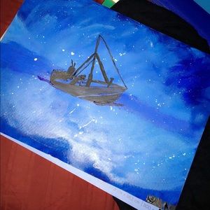 Sail boat painting by me will take offers :)