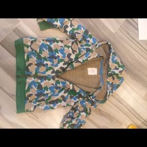 Boden shearling hoodie