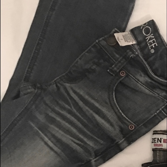 Distressed Jeans, Girls Size 7 -K1