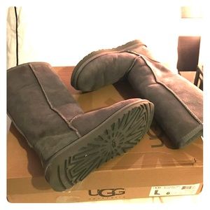 Grey classic tall ugg boots