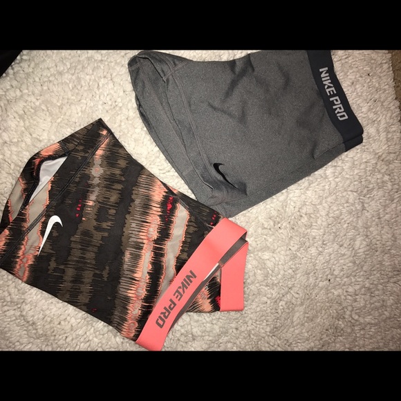 Nike compression shorts.