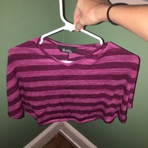 Flowy purple shirt