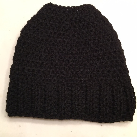 Messy bun hat!