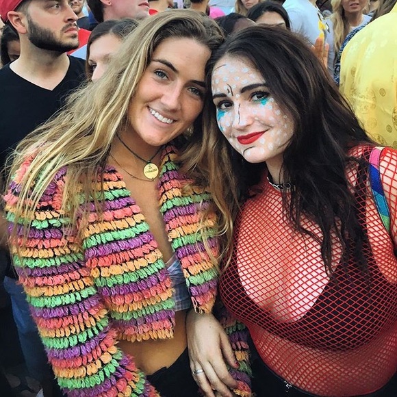 Vintage Groovy Rainbow Jacket 🍒🌈✨