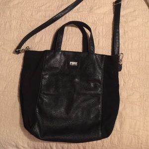 Canvas with Leather accent VS Pink