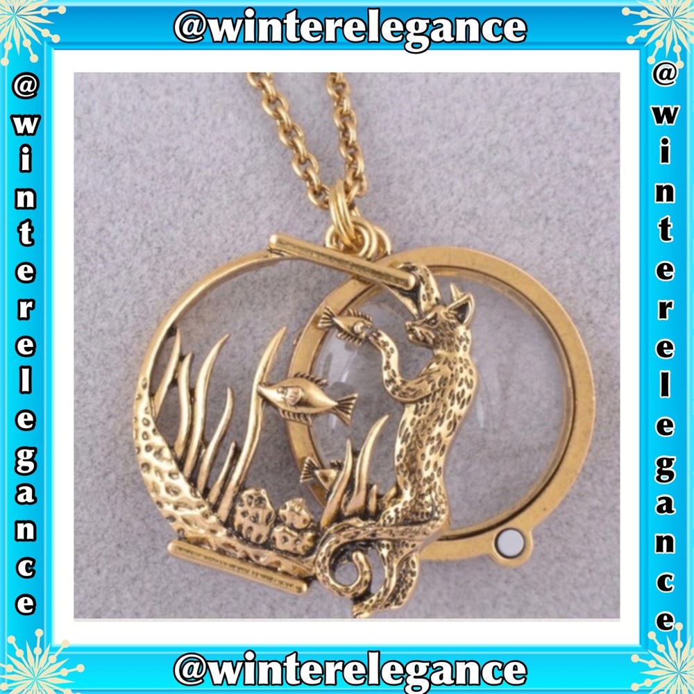 Cat Magnifier Necklace - Picture 2 of 4