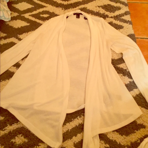 Forever 21 cardi white