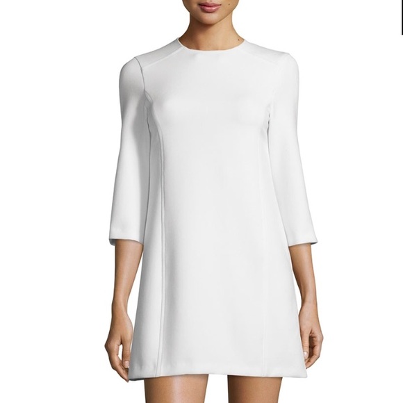 White Shift Dress by Alice and Olivia