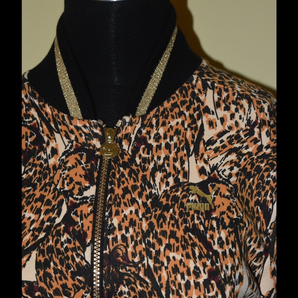 Puma animal print jacket