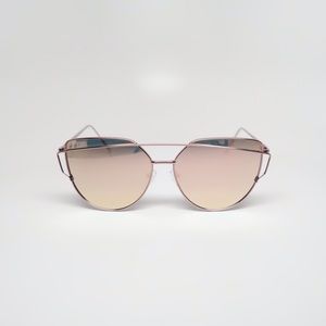 Retro sunglasses | pink reflective sunglasses