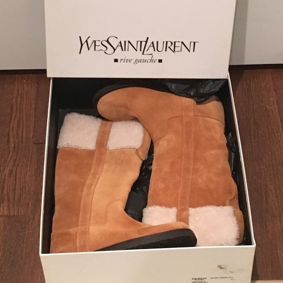 Yves Saint Laurent Shoes - ✨FLASH SALE✨Yves Saint Laurent Light Suede Boots