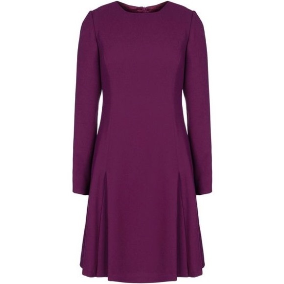 Opening ceremony pleated purple dress