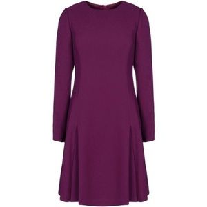 Opening ceremony pleated purple dress