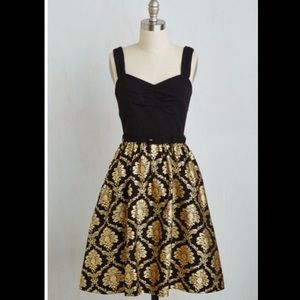 Black & Gold Dress