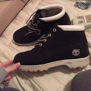 Men's black timbs