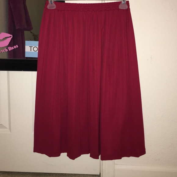 Red Midi skirt!