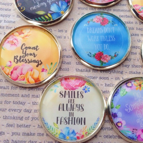LAST SET🎉Inspirational quote brooch set - Picture 2 of 4