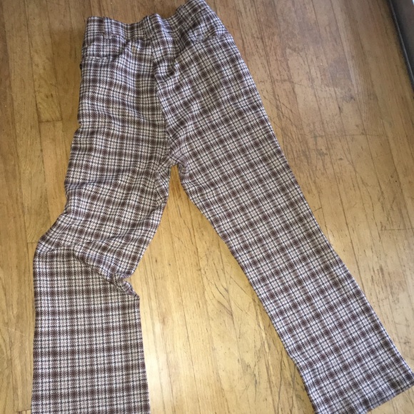old man plaid pants