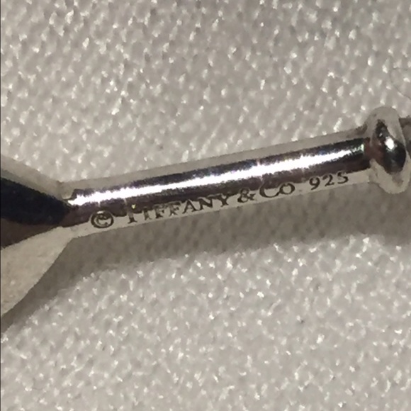 Tiffany Diamond Heart Key Charm Mini - Retired - Picture 3 of 4