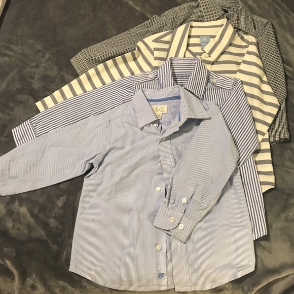 3T - Set of 4 Long Sleeve Button Up