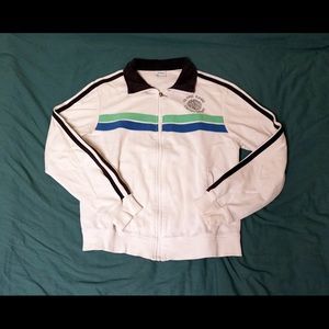 Unsexed white sports jacket