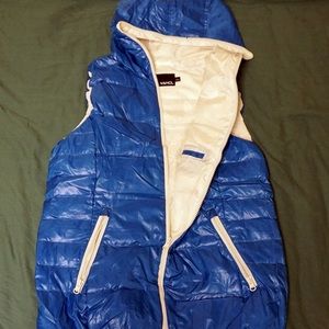 Blue winter vest