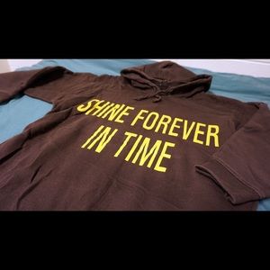 Oversized brown long hoodie