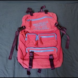 Pink large backpack