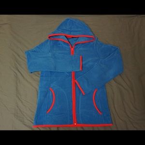 Blue/Bright Pink Fleece jacket