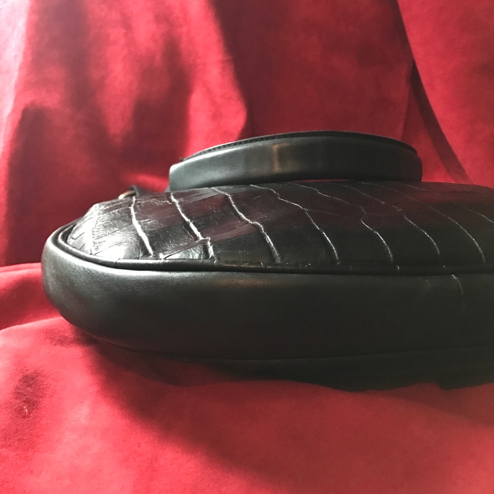 Maurizio Taiuti crock embossed leather hobo - Picture 4 of 8