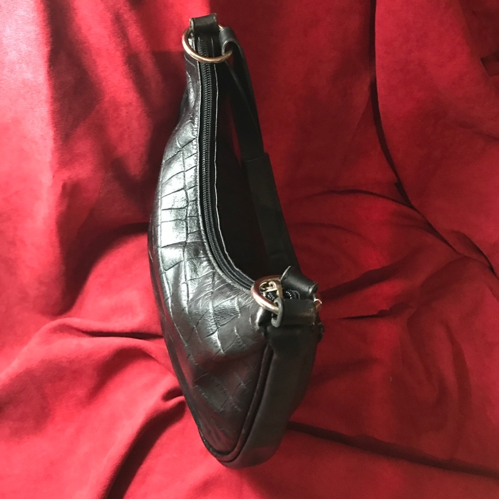 Maurizio Taiuti crock embossed leather hobo - Picture 3 of 8
