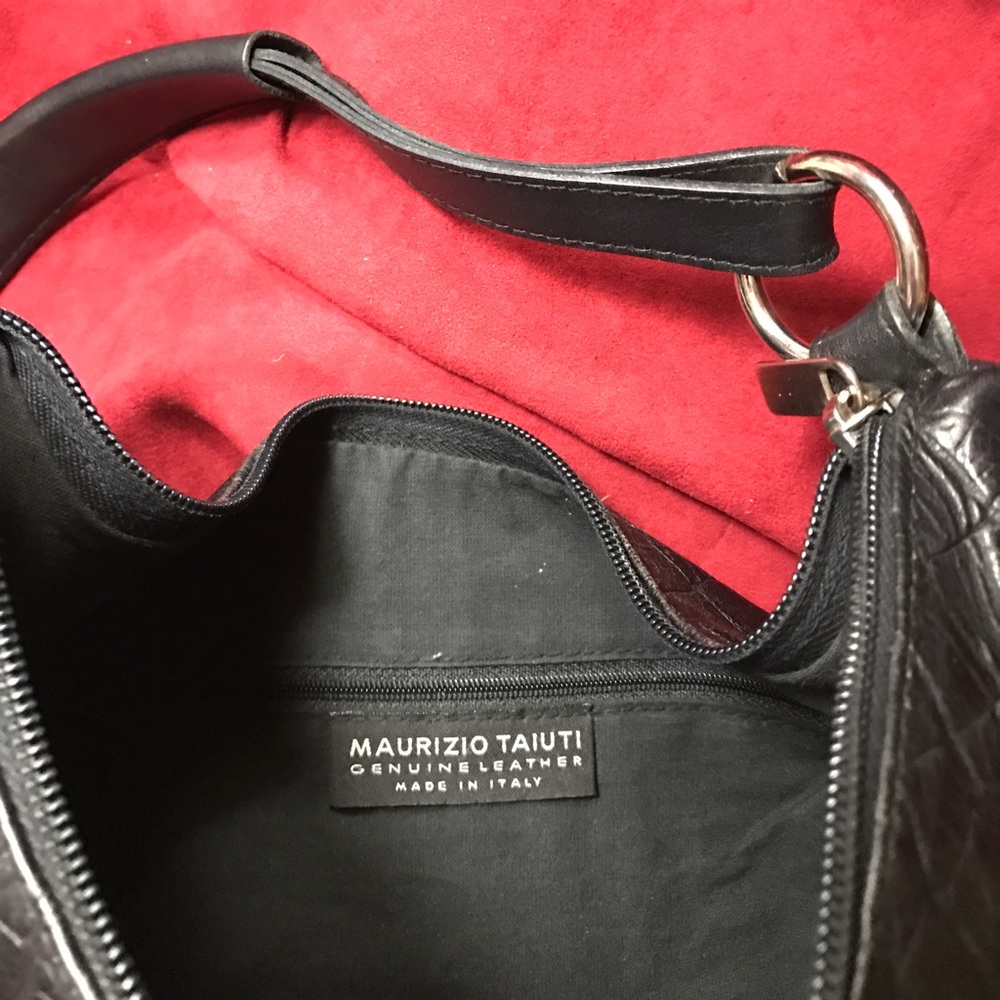 Maurizio Taiuti crock embossed leather hobo - Picture 8 of 8