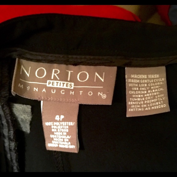 😍NWOT Black Slacks with comfort high Waisted 💞 - Picture 4 of 4