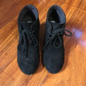 Wedge Booties | Black