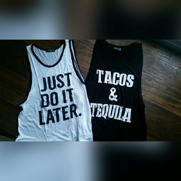 ON SALE!' Just do it later' tank - Picture 2 of 3