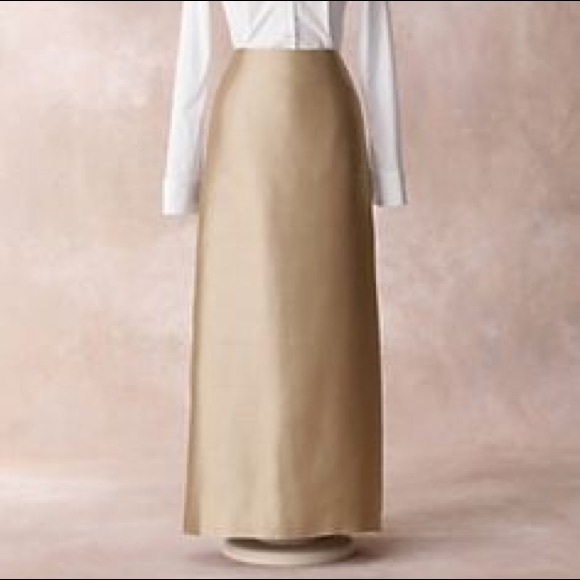 HOST PICK NWT Talbots floor length Dupioni Skirt