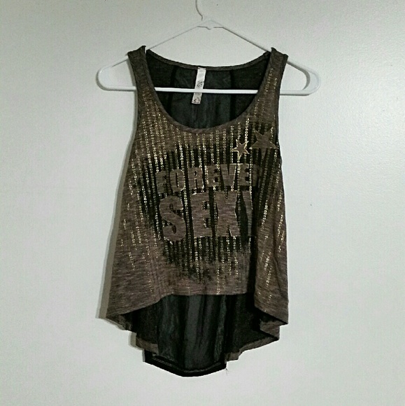 High low tank top