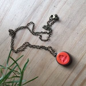 Anthropologie Silhouette Necklace