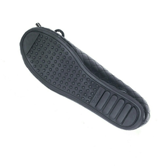 Women Ballet Flats with Bow, b-1608, Black - Picture 3 of 4