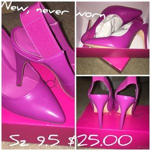 Pink Slingback Heel