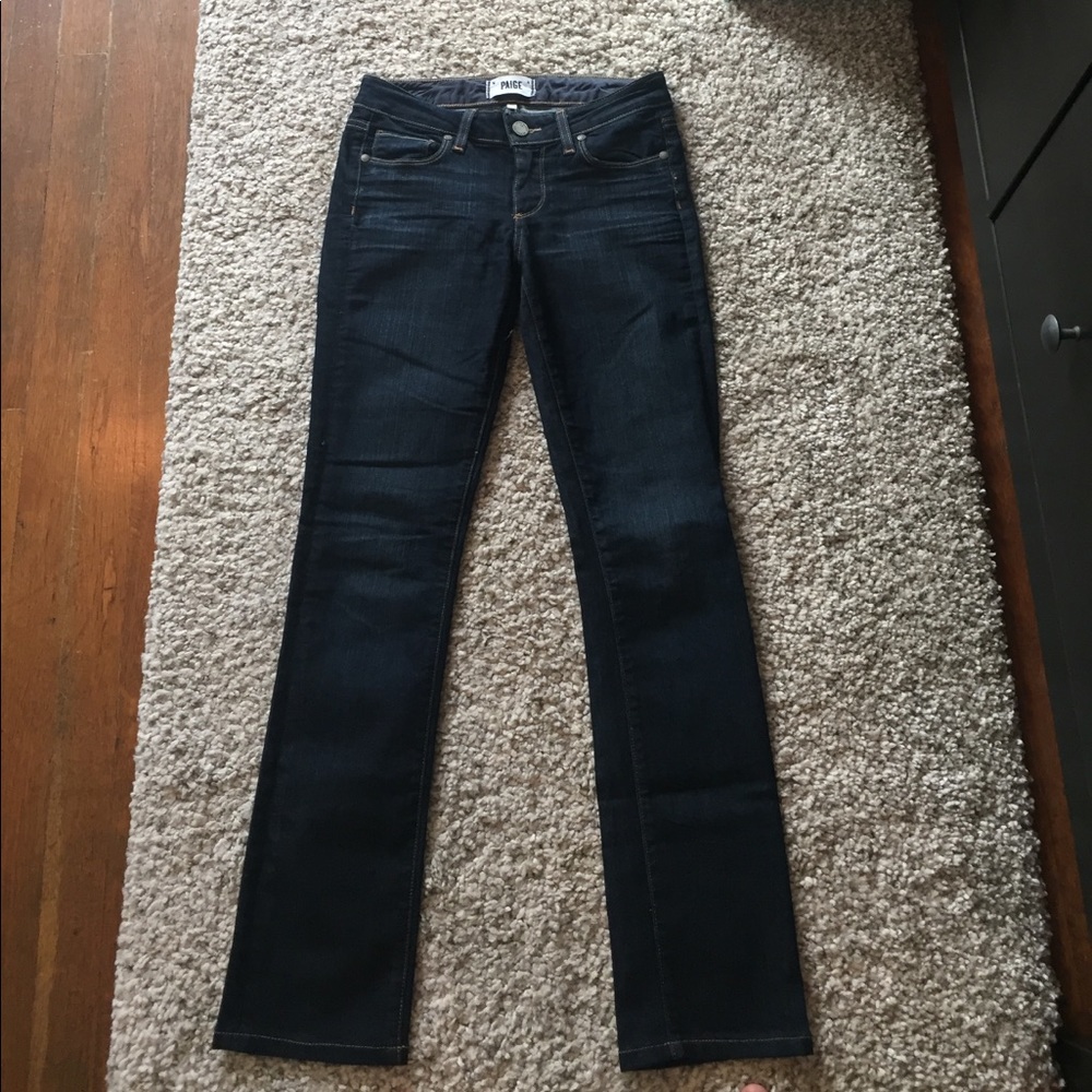 Mid-rise Paige denim