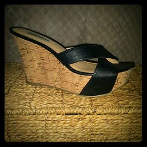 Steve Madden Criss Cross Platform Wedges