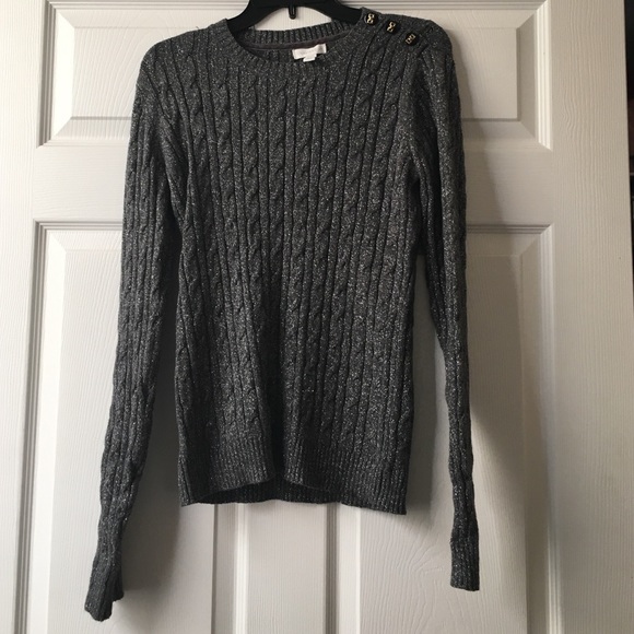 Sparkly Gray Sweater by Charter Club ✨