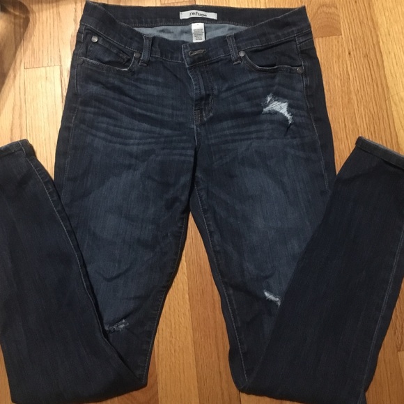 Jeans ripped