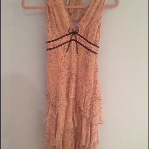 BCBG Worn once high-low silk halter!