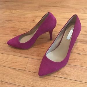 Women's INC size 8.5 pink pointed heels