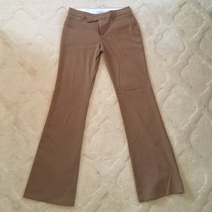 Women's tan dress pants size 0- Gap modern boot